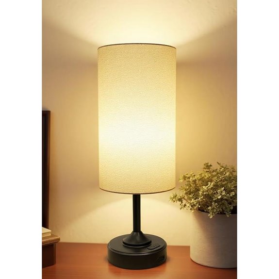 Battery Operated Dimmable LED Desk Lamp