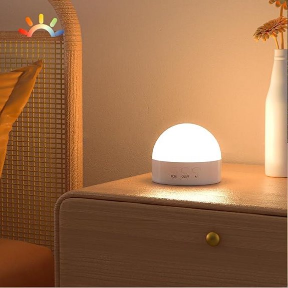 Kintion Portable Dimmable Night Light with Rechargeable Battery