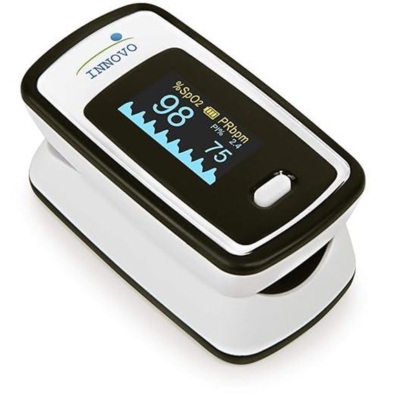 Innovo Deluxe Fingertip Pulse Oximeter with Alarm