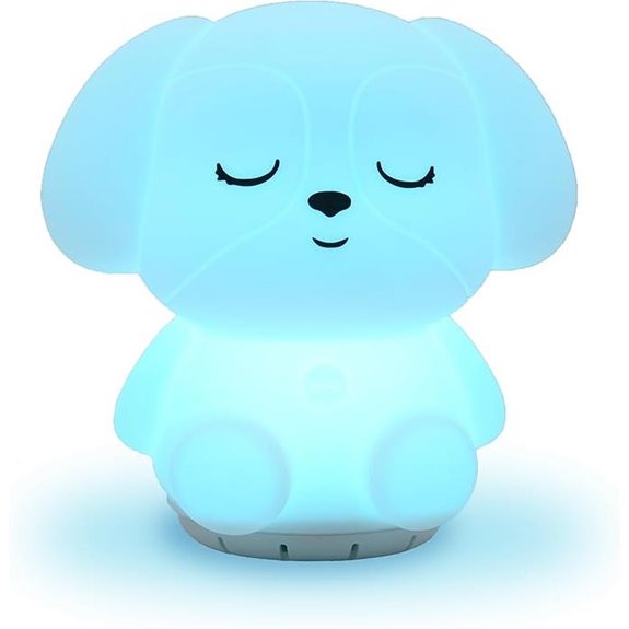 Mindfulness Breathing Puppy with Night Light & Noise Machine