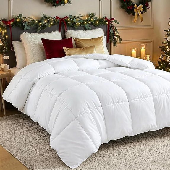 Utopia Bedding Queen Comforter All-Season Down Alternative