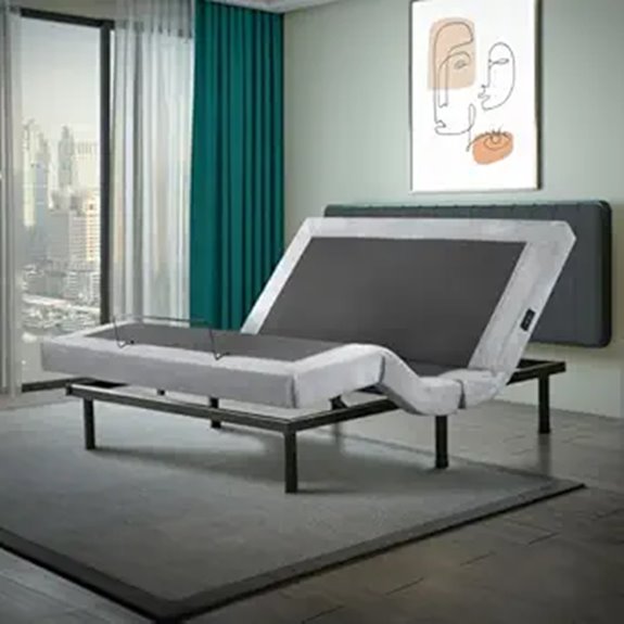 Queen Adjustable Bed Base with Massage and Remote