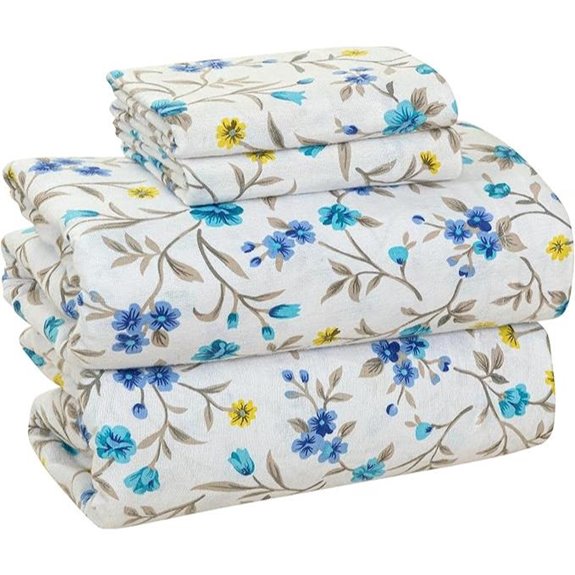 Bliss Casa 4-Piece Cotton Flannel Sheet Set Queen