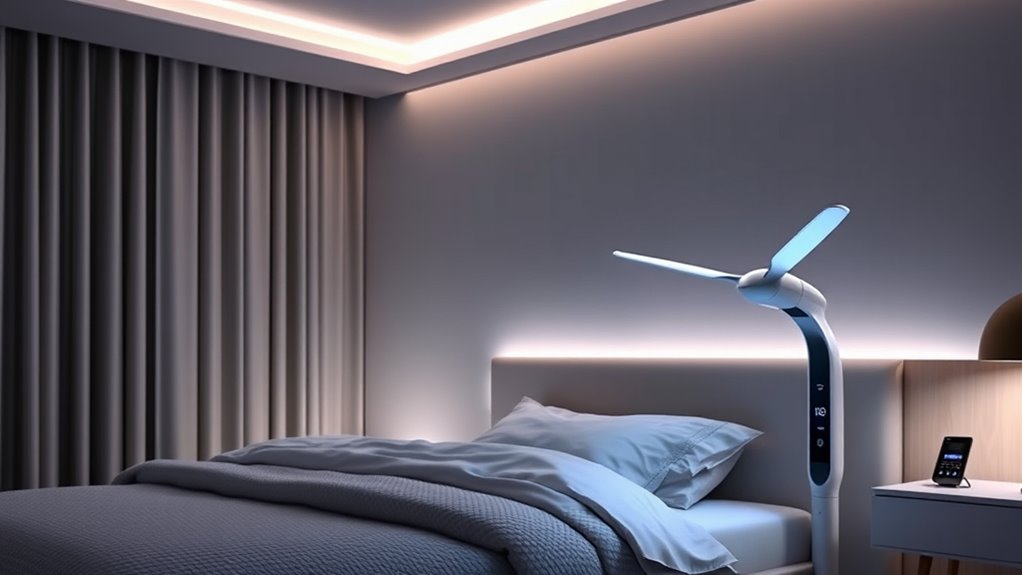 quiet adjustable sleep fan