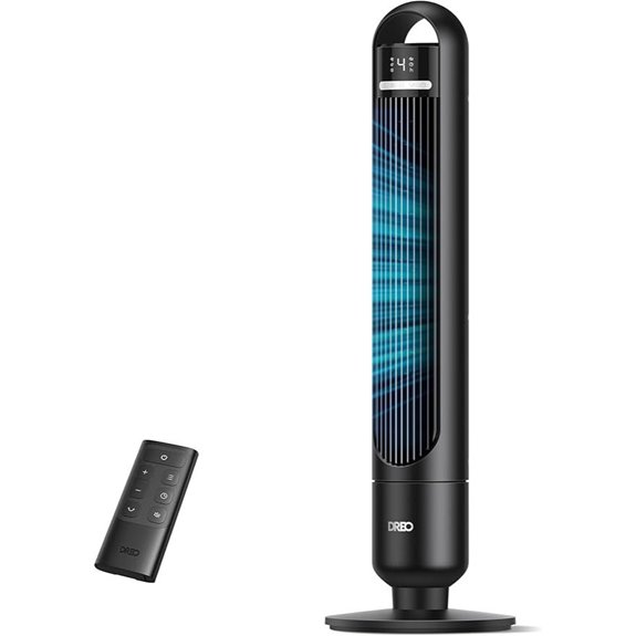 Dreo Tower Fan with Remote Oscillating Quiet 4 Speeds