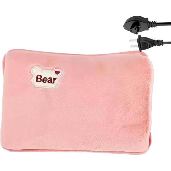 Rechargeable Electric Hot Water Bottle with Soft Cover