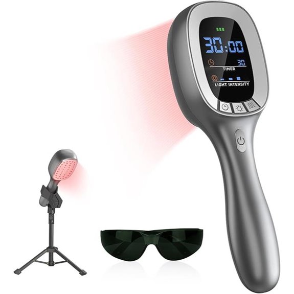 Red & Infrared Light Therapy Wand with Stand
