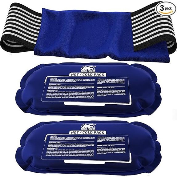 Reusable Ice Pack Set for Injuries and Pain