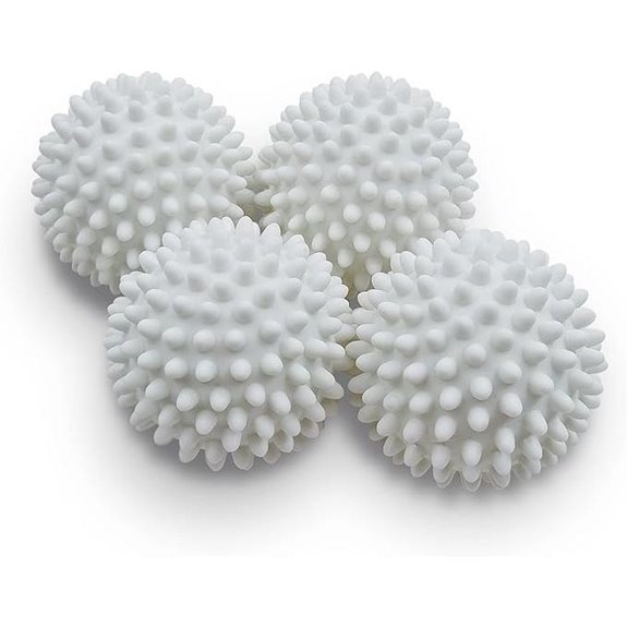 Dryer Balls 4 Pack - Non-Toxic Reusable Dryer Balls (White)