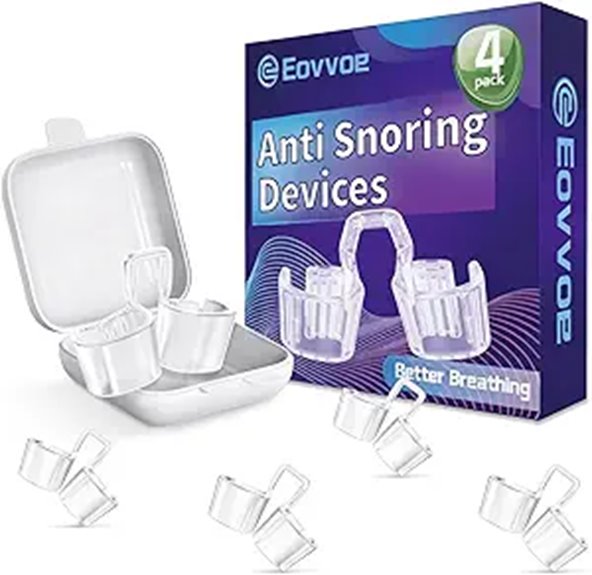 Adjustable Snore Stopper Devices 4-Pack