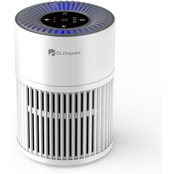 Dr.Prepare Quiet Air Purifier with HEPA Filter