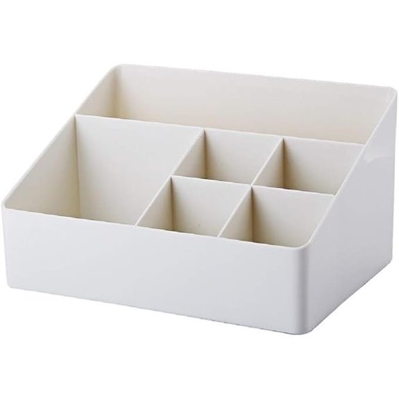 Granvela 6-Compartment Bedside & Makeup Organizer