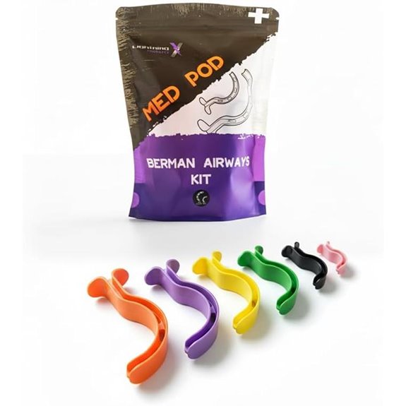 Lightning X Berman Oral Airway Kit (6-Pack)