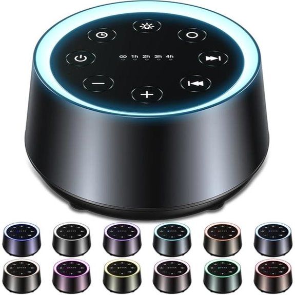 EasyHome Sleep Sound Machine with Soothing Sounds