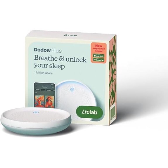 Dodow Plus | 8-Minute Sleep Aid with App Support | Improved Version