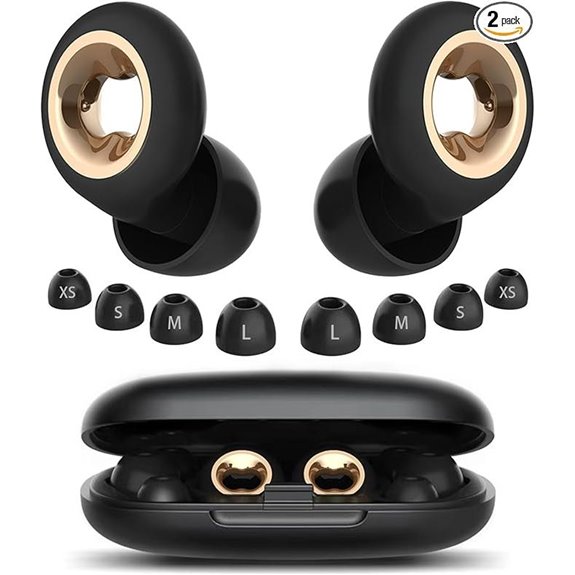 Noise-Canceling Sleep Ear Plugs with Eartips