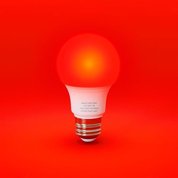 Red Light Bulb for Sleep and Relaxation