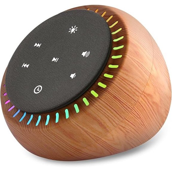 DreamSky Sleep Sound Machine with 26 Sounds and RGB Light