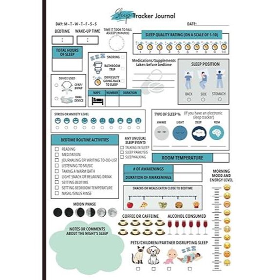 Sleep Tracker Journal for Better Rest