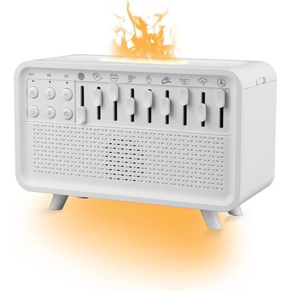 White Noise Sleep Sound Machine with Night Light