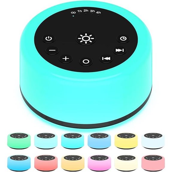 Soother Sleep Sound Machine with Night Lights