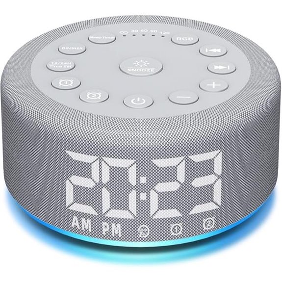 Sound Machine Alarm Clock with Sleep Sounds