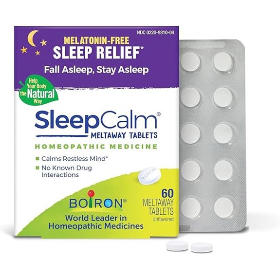 Boiron SleepCalm Sleep Aid Melatonin-Free 60 Count