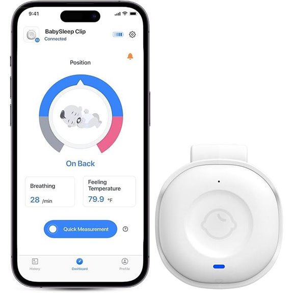 Babytone Smart Baby Monitor with Breathing and Temperature