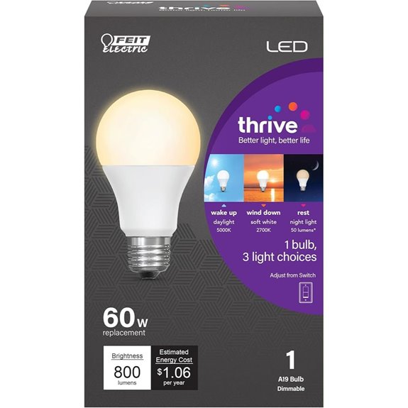 Feit LED Circadian Intellibulb with Night Light