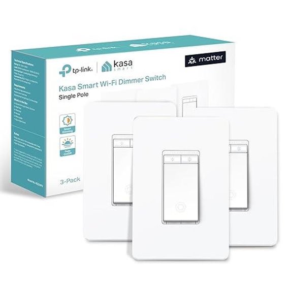 Kasa Smart Matter Dimmer Switch 3-Pack