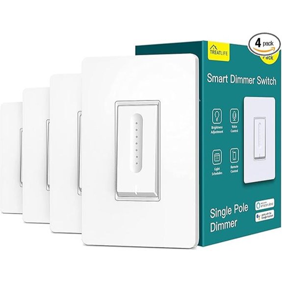 TREATLIFE 4-Pack Smart Dimmer Switch for Alexa/Google