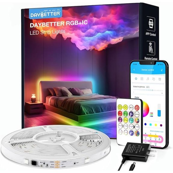 DAYBETTER Smart RGB LED Strip Lights with App Control