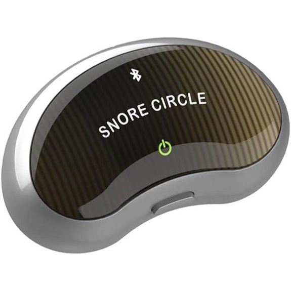 Smart Throat Anti Snoring Device with App Analysis