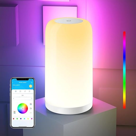 VOLIVO Smart Touch Bedside Lamp with App Control