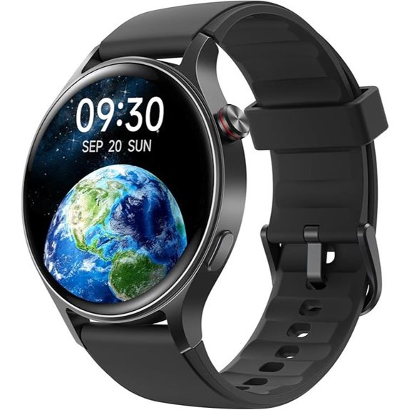 Fitpolo 1.3 AMOLED Smartwatch with Calls and Health Monitoring