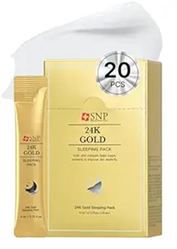 SNP 24K Gold Night Cream 20-Pack Travel Size