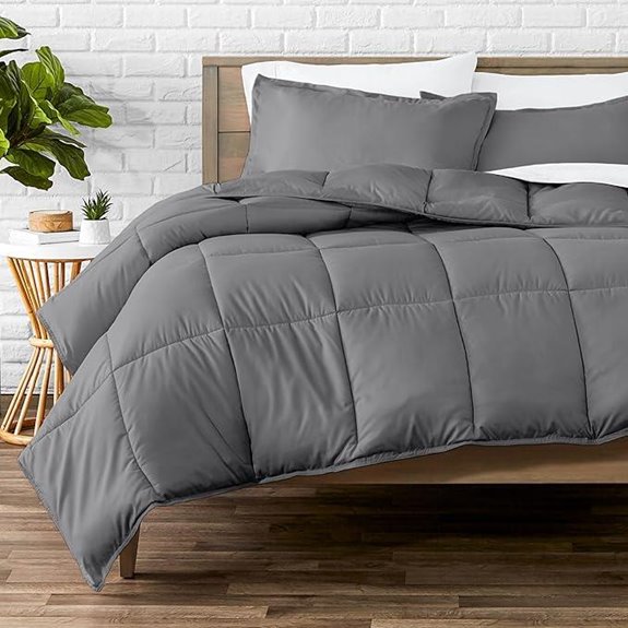 Bare Home Queen Comforter Set Ultra-Soft All-Season Warmth