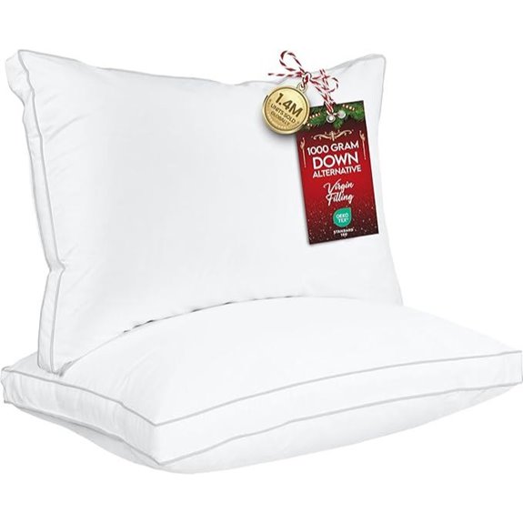 Utopia Queen Bed Pillows Set of 2 Soft & Fluffy