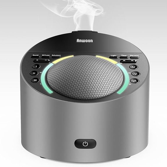 Sound Machine with Aroma Diffuser and Night Light