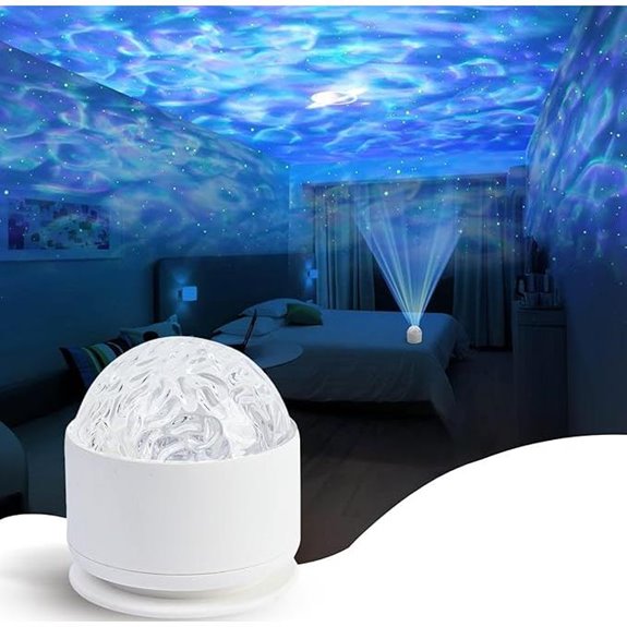 Calming Ocean Light Projector for Kids and Adults