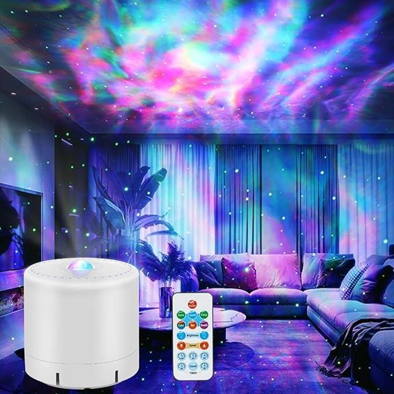 Galaxy Star Projector with Timer and Remote