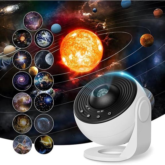 Galaxy Projector Pro with Star & Solar System Light