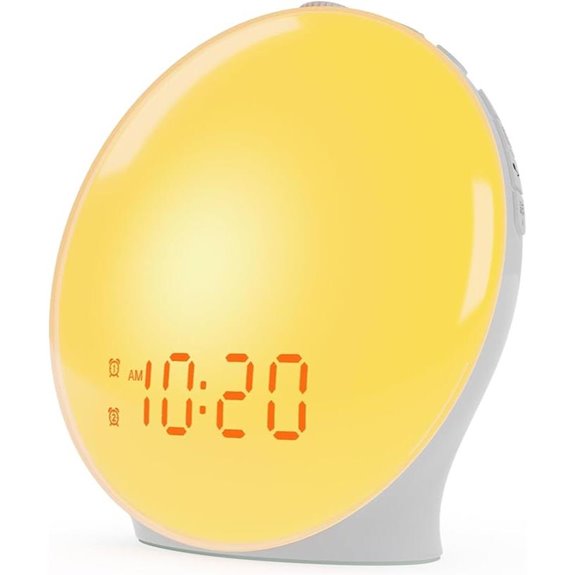 Wake Up Light Sunrise Alarm Clock with FM Radio