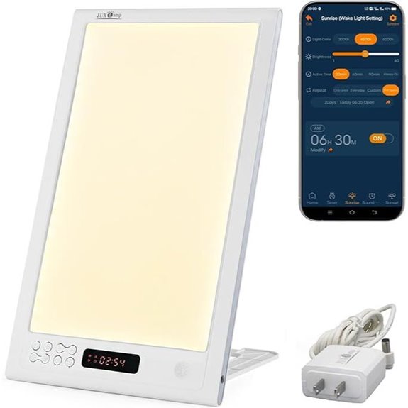 Sunrise Wake-up Lamp with App Control and Full Spectrum Light