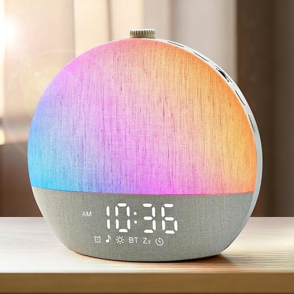 Sunrise Alarm Clock with Night Light and Sounds