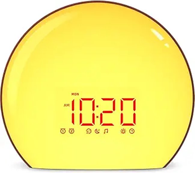 Magicteam Sunrise Alarm Clock with Sunset Simulation