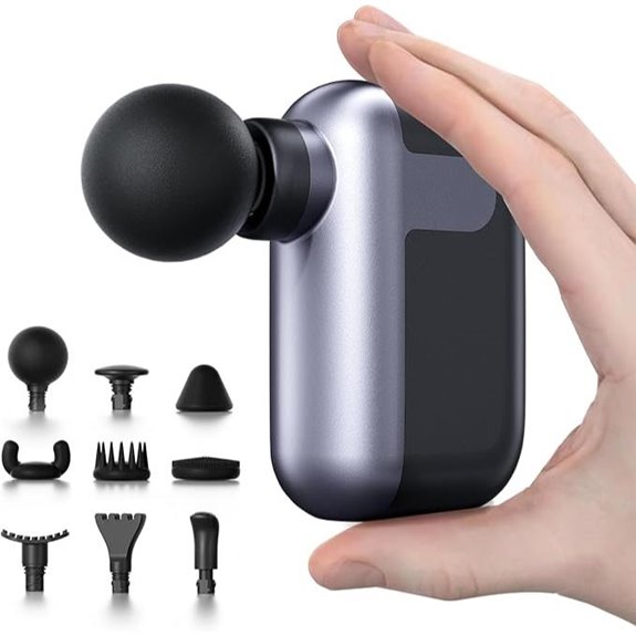 Mini Massage Gun with 10 Heads for Muscle Relief