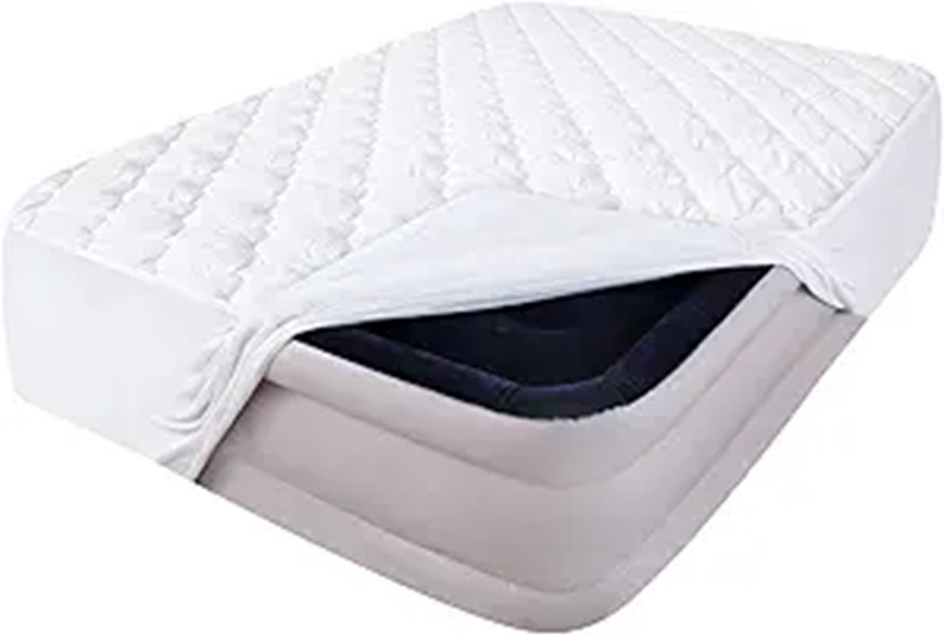 Queen Thick Quilted Mattress Topper with Deep Pocket