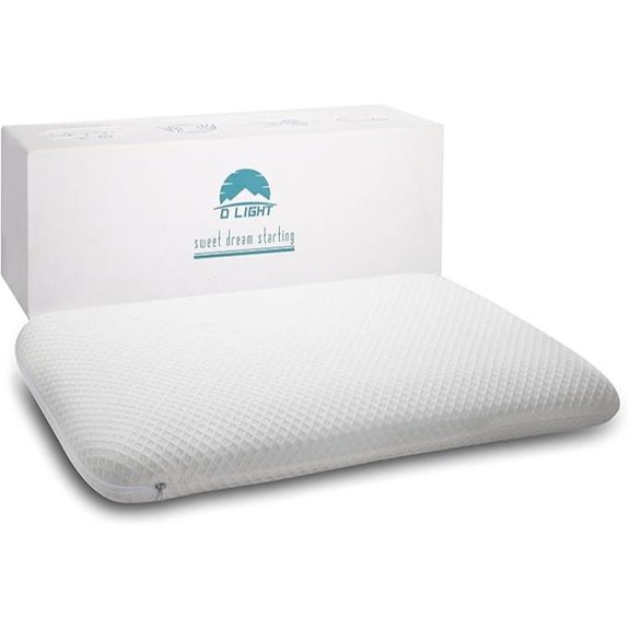 Slim 3.2 Memory Foam Pillow for Belly & Stomach Sleepers