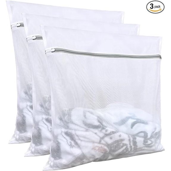 Mesh Lingerie Laundry Bags (3-Pack 24x24 inches)